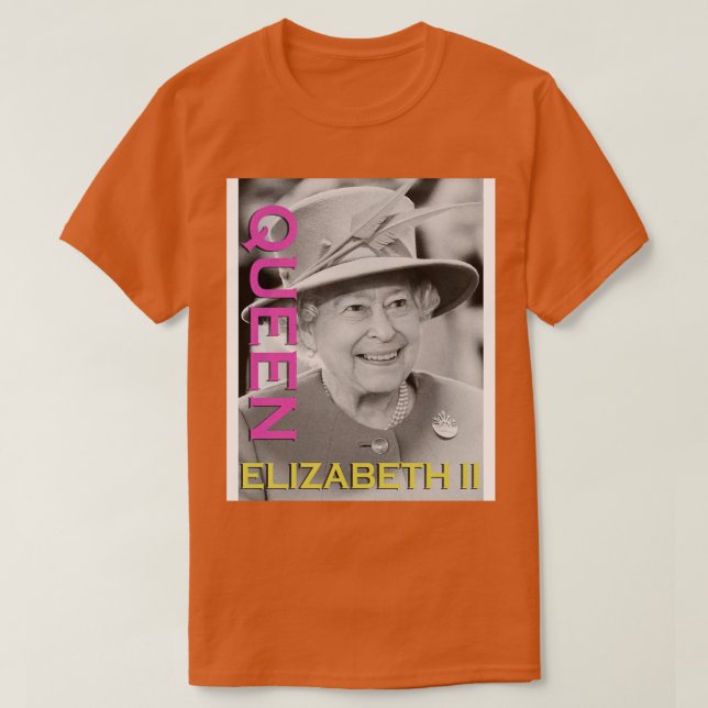 British Queens Platinum Jubilee - Honoring the Eli T Shirt (Design framsida)