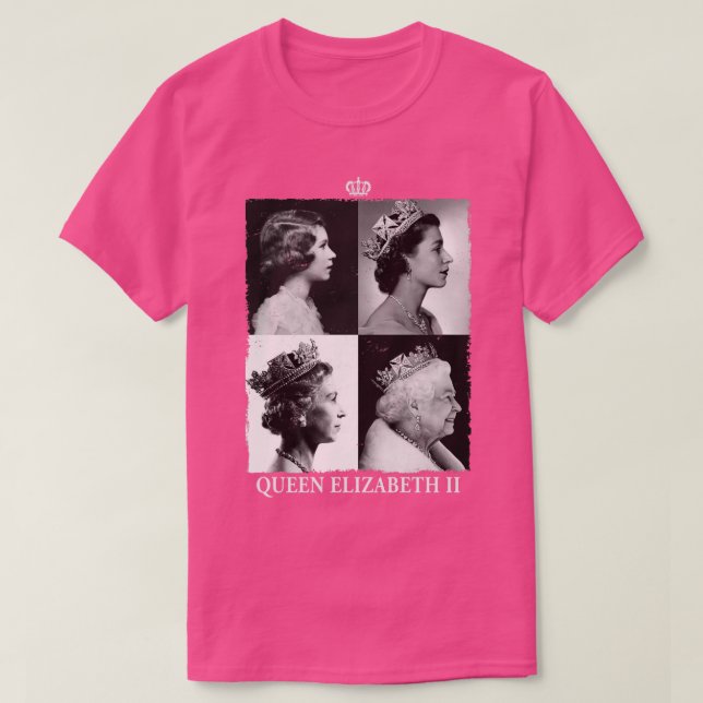 British Queens Platinum Jubilee - Honoring the Eli T Shirt (Design framsida)