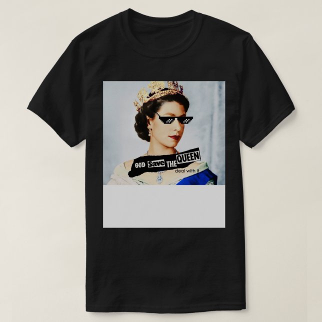British Queens Platinum Jubilee - Honoring the Eli T Shirt (Design framsida)