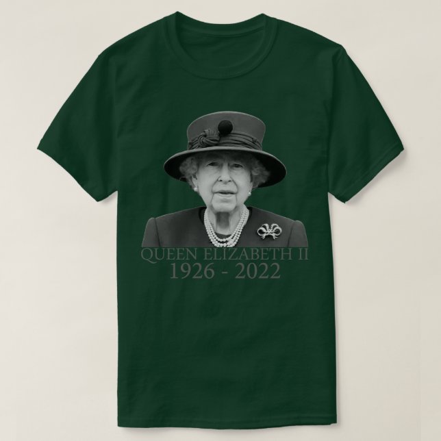 British Queens Platinum Jubilee - Honoring the Eli T Shirt (Design framsida)