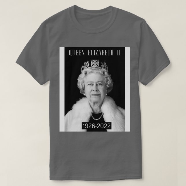 British Queens Platinum Jubilee - Honoring the Eli T Shirt (Design framsida)