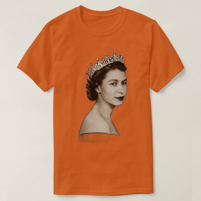 British Queens Platinum Jubilee - Honoring the Eli T Shirt (Design framsida)
