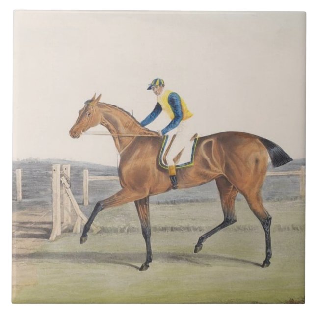 British Racehorse (The Duchess) Kakelplatta (Framsidan)