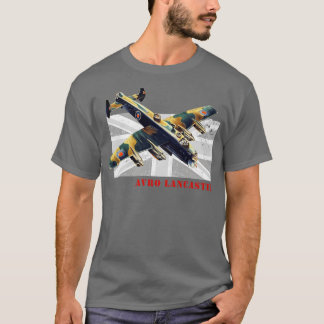 British RAF Avro Lancaster Bomber WW2 Aircraft T Shirt