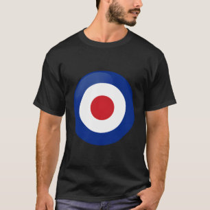 British Raf Mod Bullseye Symbol Roundel Target T Shirt