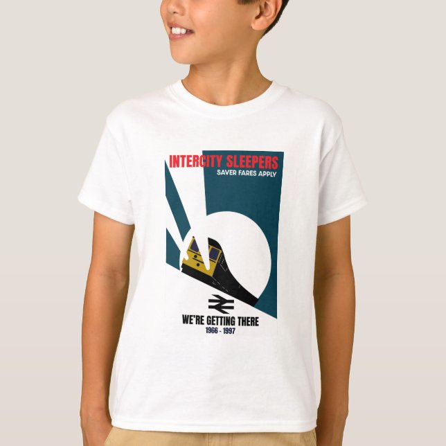 British Rail Tåg Enthusiast T Shirt (Framsida)