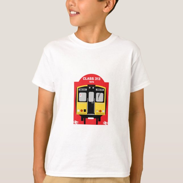 British Rail Tåg Enthusiast T Shirt (Framsida)