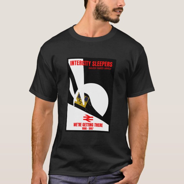 British Rail Tåg Enthusiast T Shirt (Framsida)