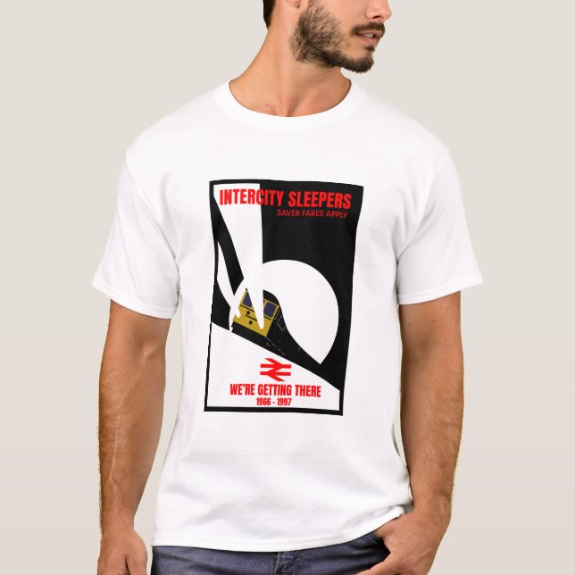 British Rail Tåg Enthusiast T Shirt (Framsida)