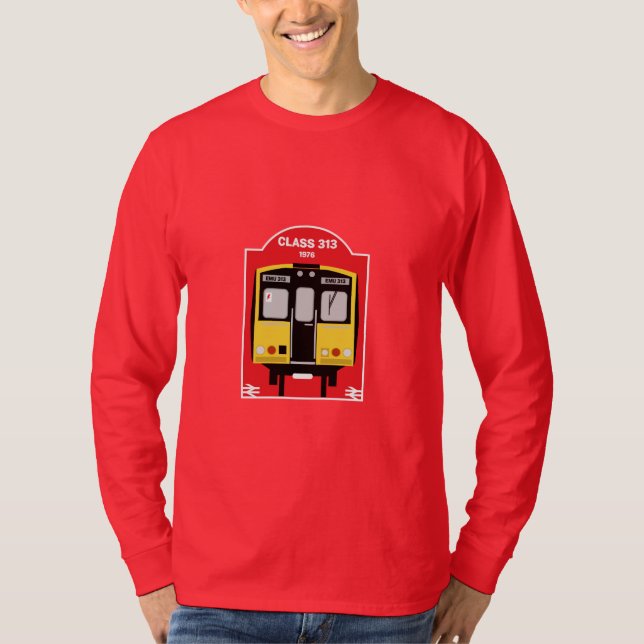 British Rail Tåg Enthusiast T Shirt (Framsida)