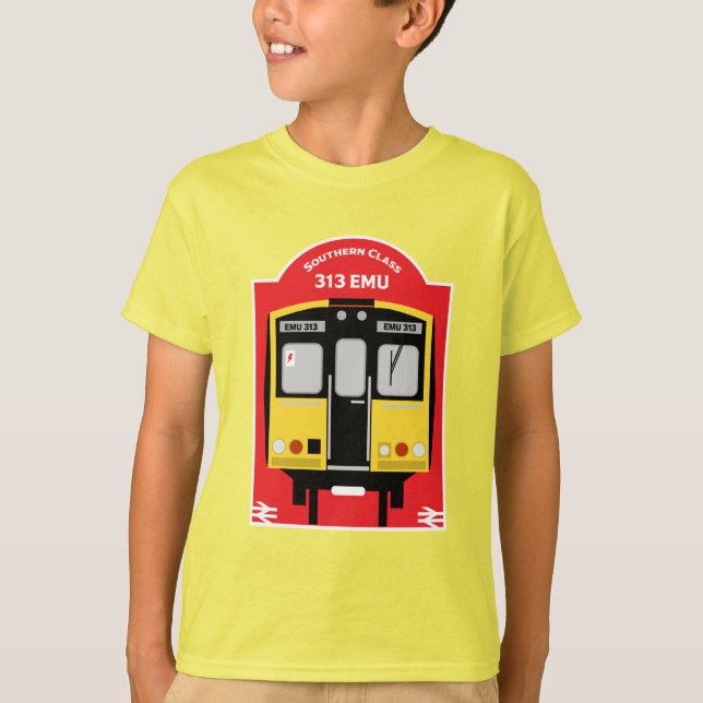 British Rail Tåg Enthusiast T Shirt (Framsida)