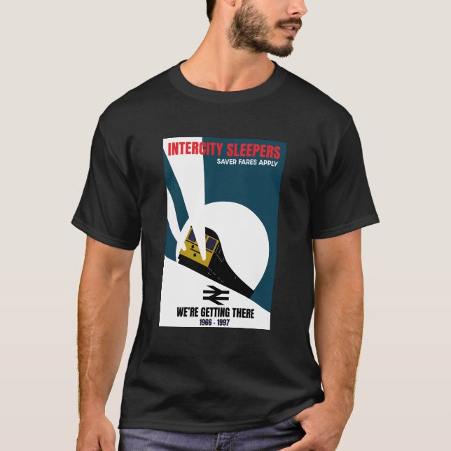 British Rail Tåg Enthusiast T Shirt (Framsida)