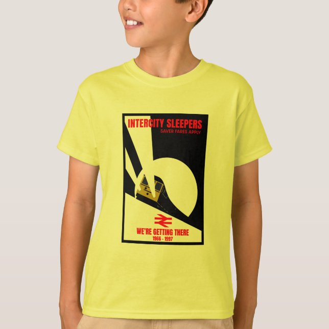 British Rail Tåg Enthusiast T Shirt (Framsida)
