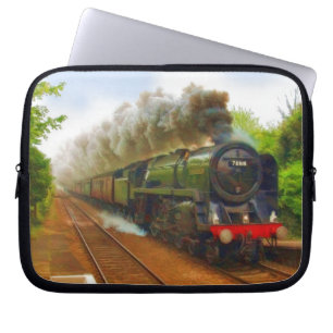 British Railway Steam Tåg for Trainspotters Art Laptop Fodral