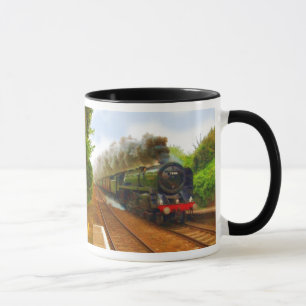 British Railway Steam Tåg for Trainspotters Art Mugg