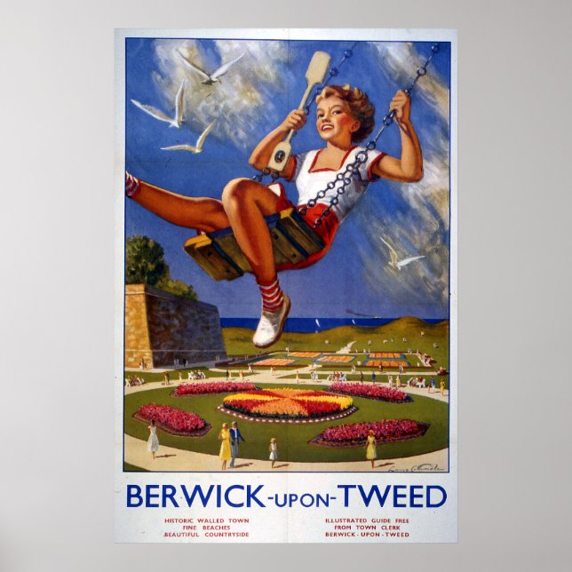 British Railways Berwick-on-Tweed Poster (Framsidan)