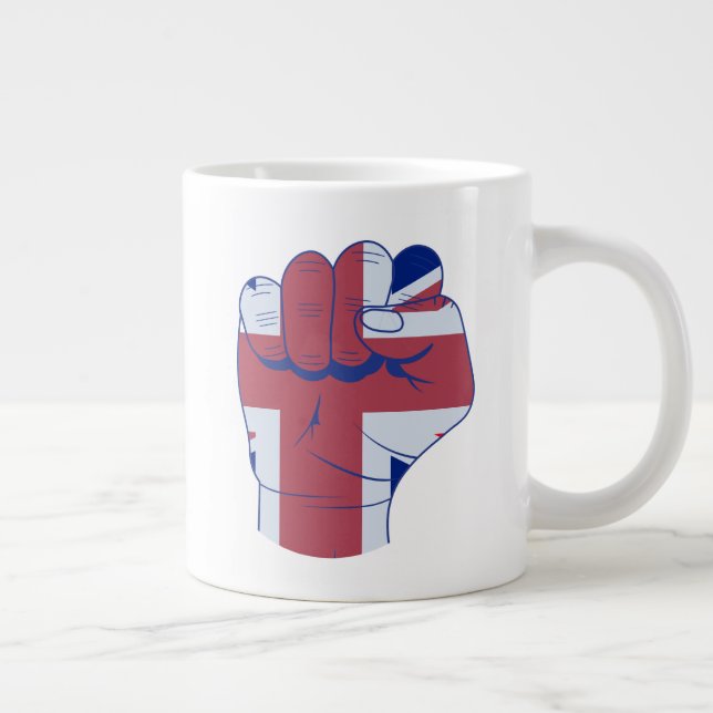British Razed Fist Jumbo Mugg (Höger)