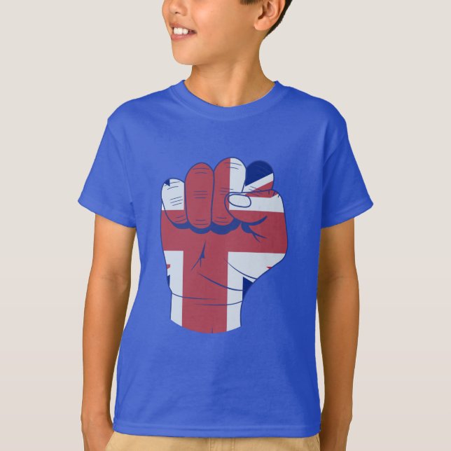 British Razed Fist T Shirt (Framsida)