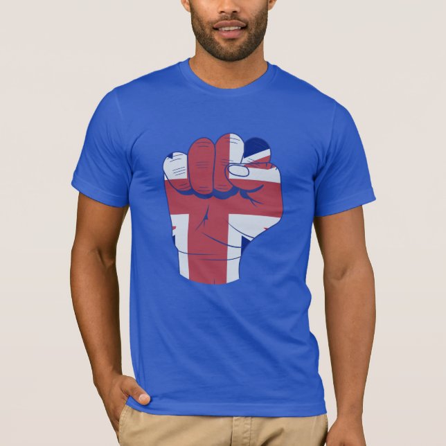 British Razed Fist T Shirt (Framsida)