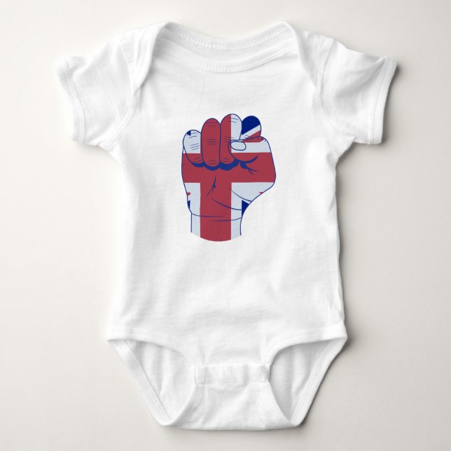 British Razed Fist T Shirt (Framsida)