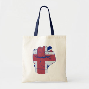 British Razed Fist Tygkasse