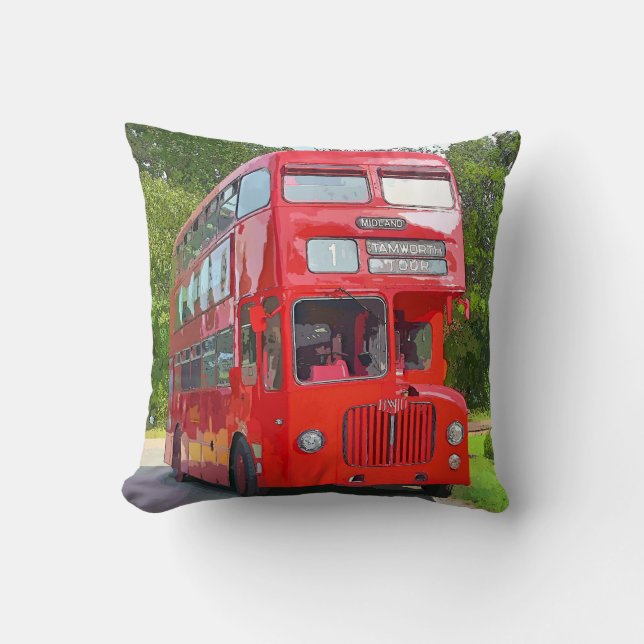 BRITISH RED BUSS KUDDE (Framsida)