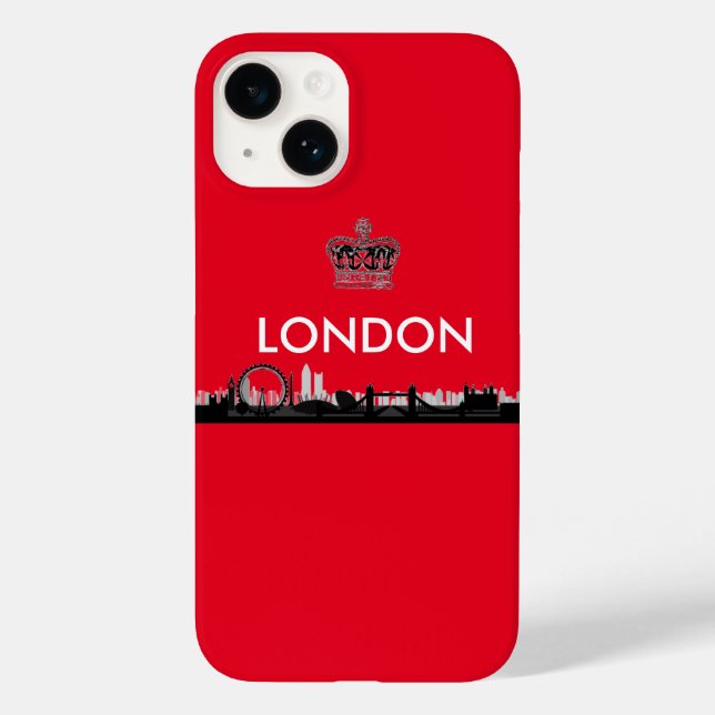 British Red London Fodral-Mate iphone case (Baksida)