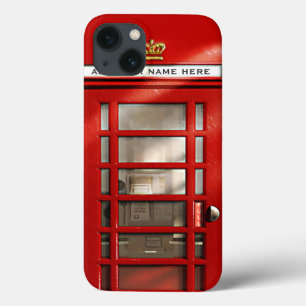 British Red Telefon Box Personlig