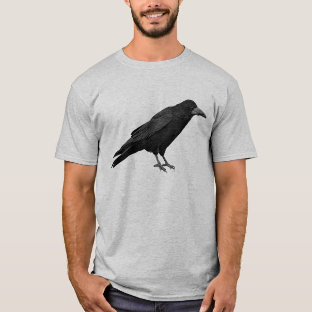 British Rook Corvid-älskare T-Shirt (Framsida)