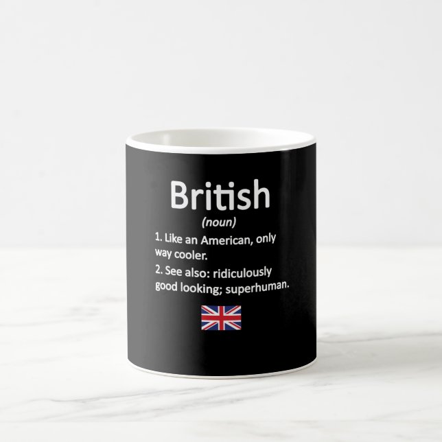 British Roots Underbar Britain Flagga British Heri Kaffemugg (Center)