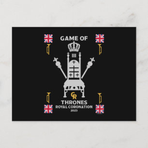 British Royal Coronation Kung Charles III Vykort