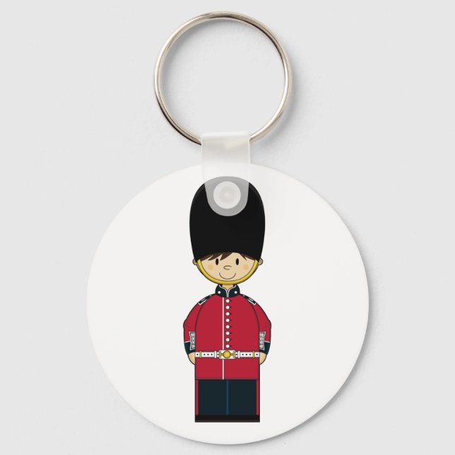 British Royal Guard Keychain Nyckelring (Framsida)