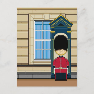 British Royal Guard Postcard Vykort