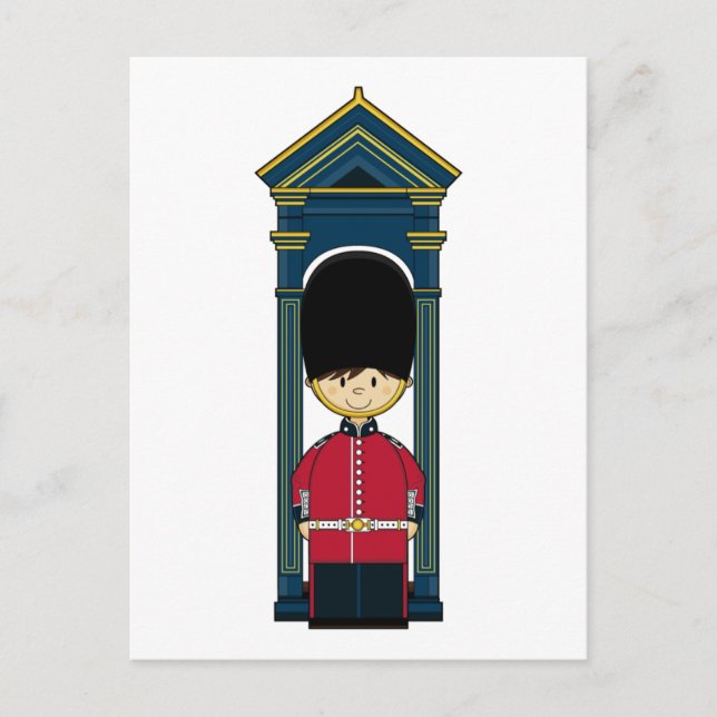 British Royal Guard Postcard Vykort (Framsida)