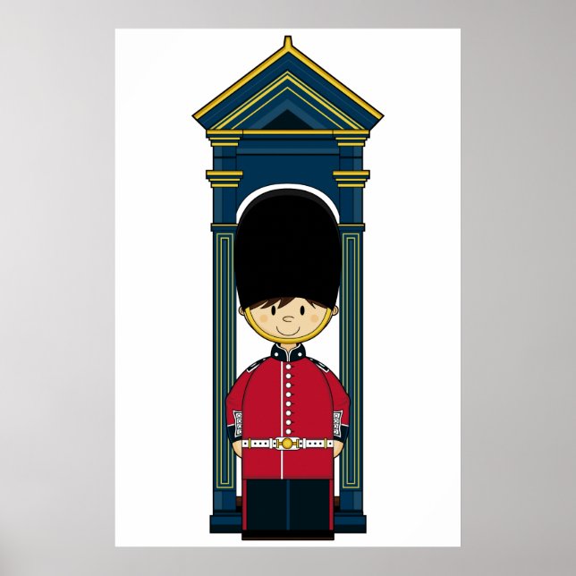 British Royal Guard Poster (Framsidan)