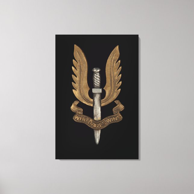 British SAS Canvastryck (Framsida)
