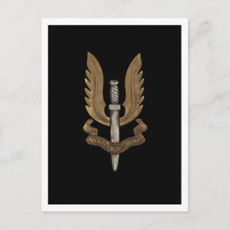 British SAS Vykort