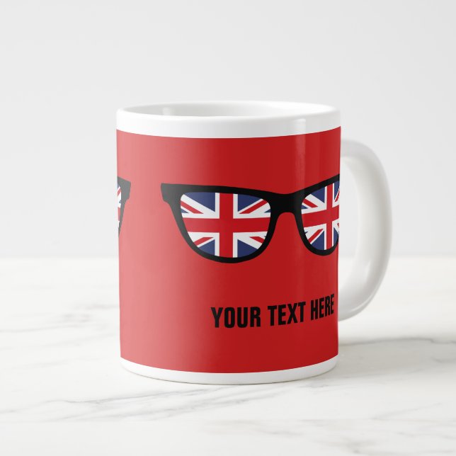 British Shades anpassningsbar mugg Jumbo Mugg (Framsida höger)