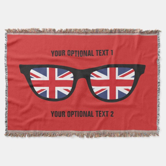 British Shades anpassningsbar throw filtar (Framsidan)