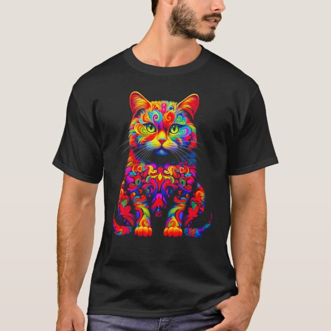 British Shorthair Cat Design T Shirt (Framsida)