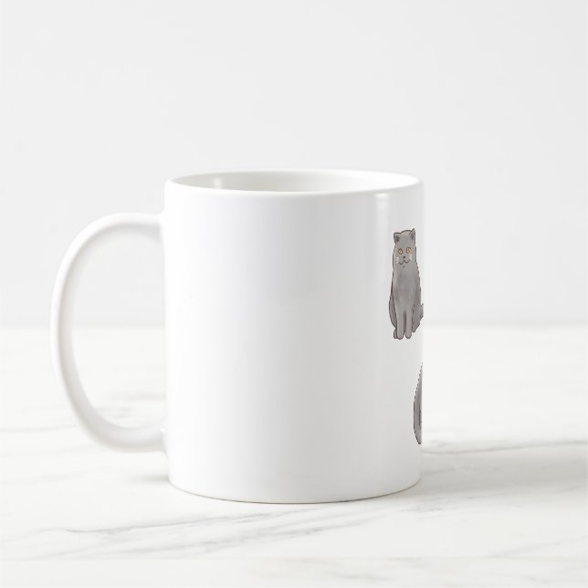 British shorthair cat Magic Kaffemugg (Vänster)