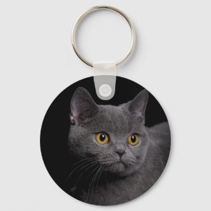 British Shorthair Keychain Nyckelring