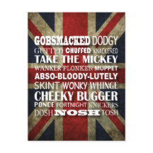 British Slang - naturligtvis talar jag engelska!