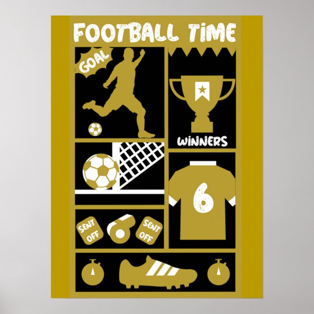 British Soccball Football Poster (Framsidan)