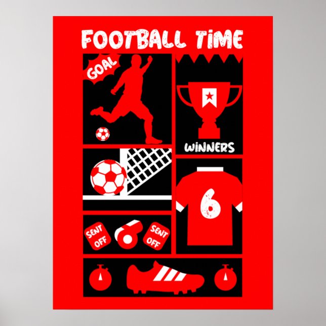 British Soccball Football Poster (Framsidan)