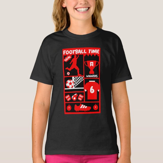 British Soccball Football T Shirt (Framsida)