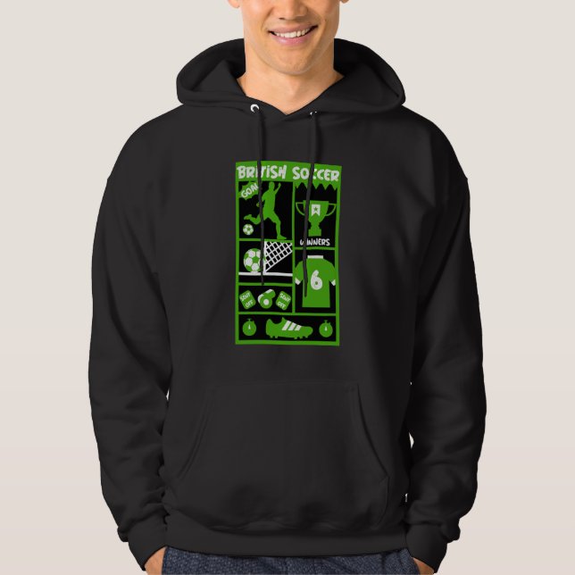 British Soccer Hoodie (Framsida)