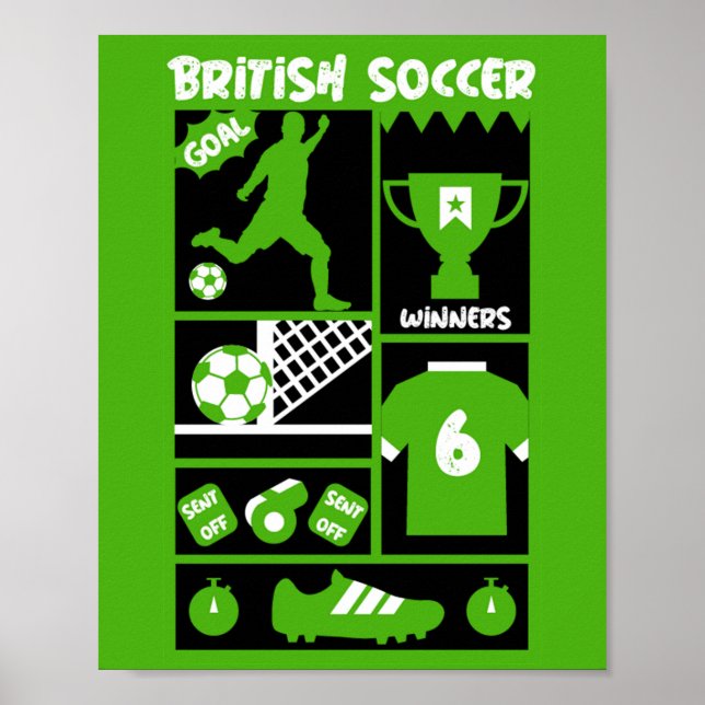 British Soccer Serving Poster (Framsidan)