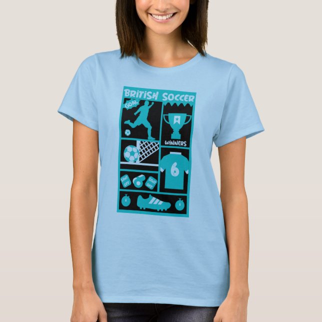 British Soccer T-Shirt (Framsida)