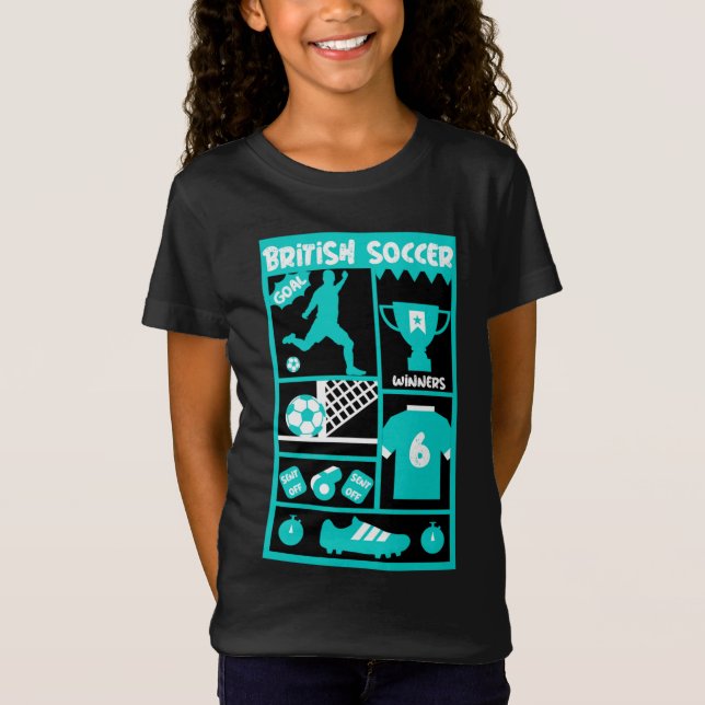 British Soccer T-Shirt (Framsida)